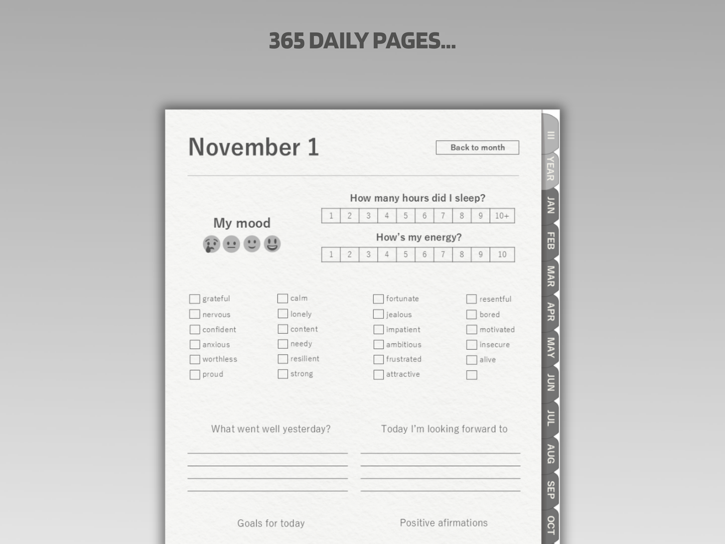 Men's Digital Journal | 365-Day Planner for Discipline & Focus