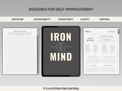 IRON MIND - 30 Days Journal - Iron Mind