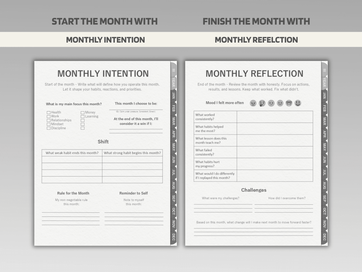 IRON MIND - 30 Days Journal - Iron Mind